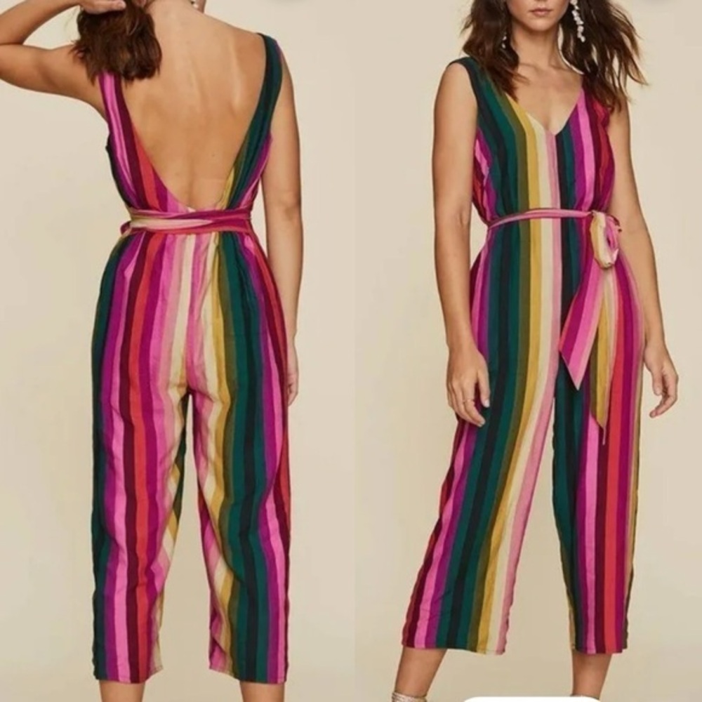 LPA Striped Jumpsuit Size Small